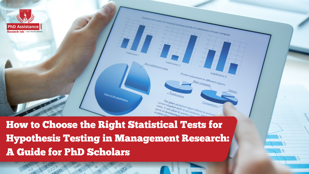 How to Choose the Right Statistical Tests for Hypothesis Testing in Management Research A Guide for PhD Scholars