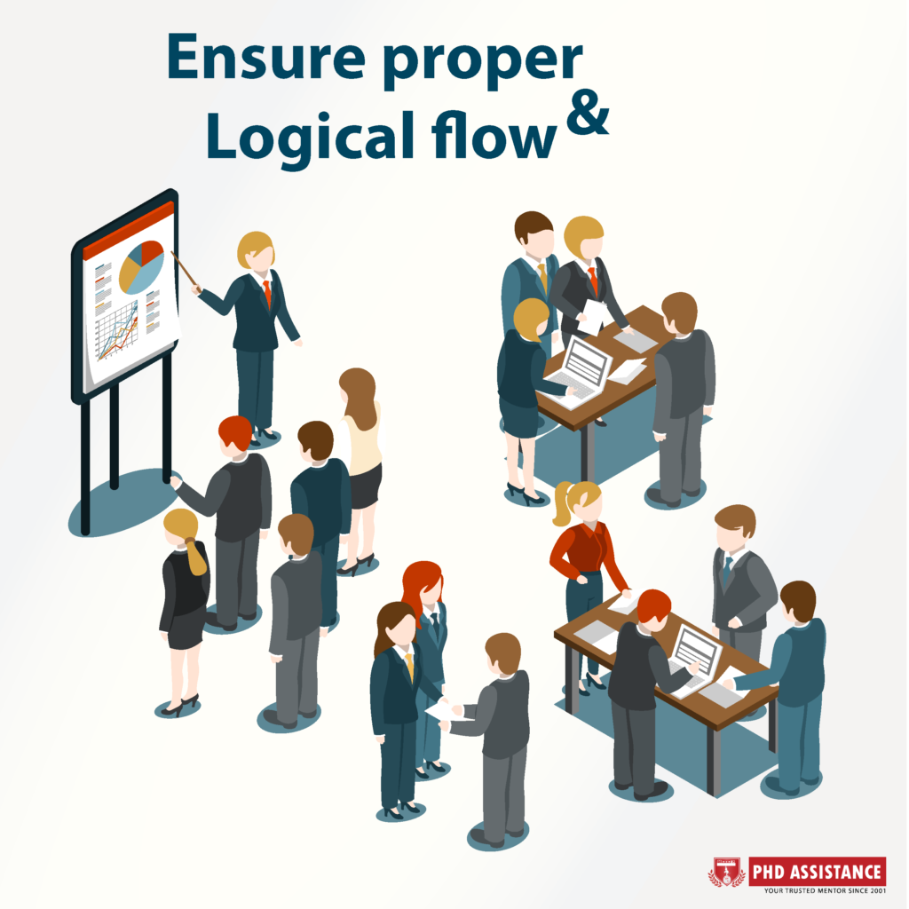 Ensure proper Logical flow – Headings and Sub Headings