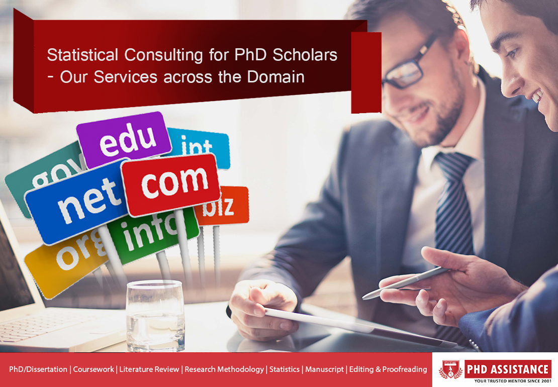 Statistical Consulting for PhD Scholars – Our Services across the Domain