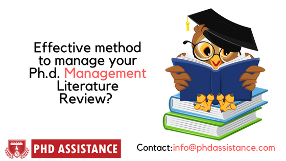 How to cope up with a huge amount of literature while writing your Ph.d. management literature review?