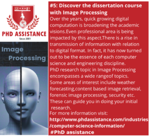 Discover the dissertation course with Image Processing