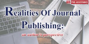 The realities of journal publishing