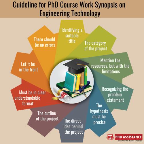 what is the course work in phd