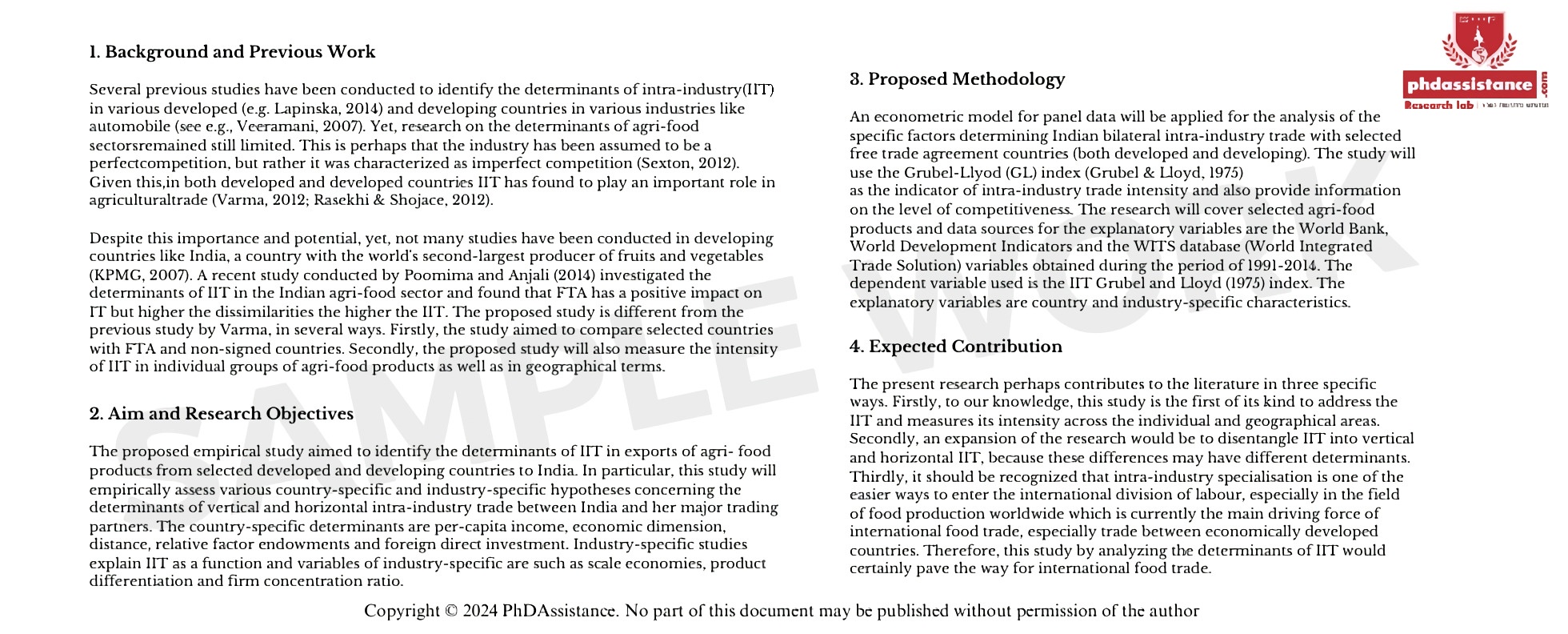 Research proposal | PHD