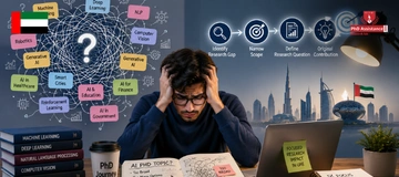 AI PhD topic selection help in UAE