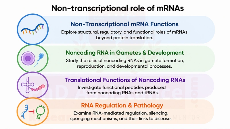 non-transcriptional functions of mRNA