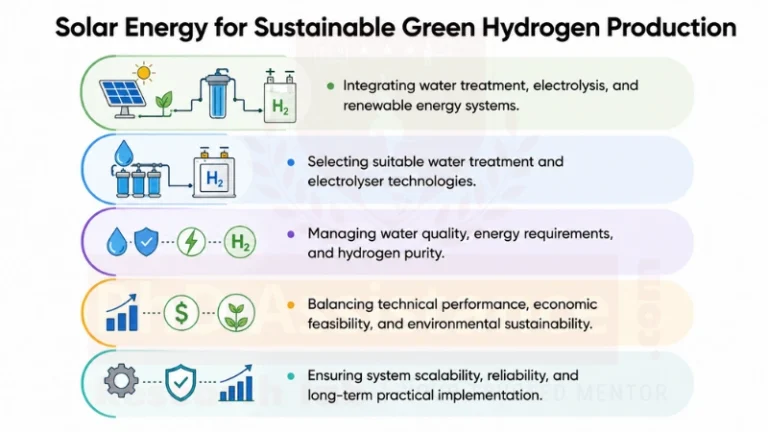 Solar energy for hydrogen generation