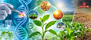 Drought-tolerant crops CRISPR